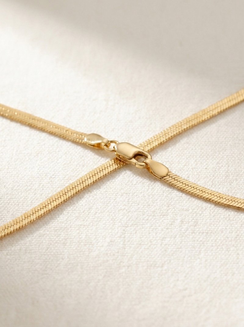 Classic Gold Bracelet — clasp detail