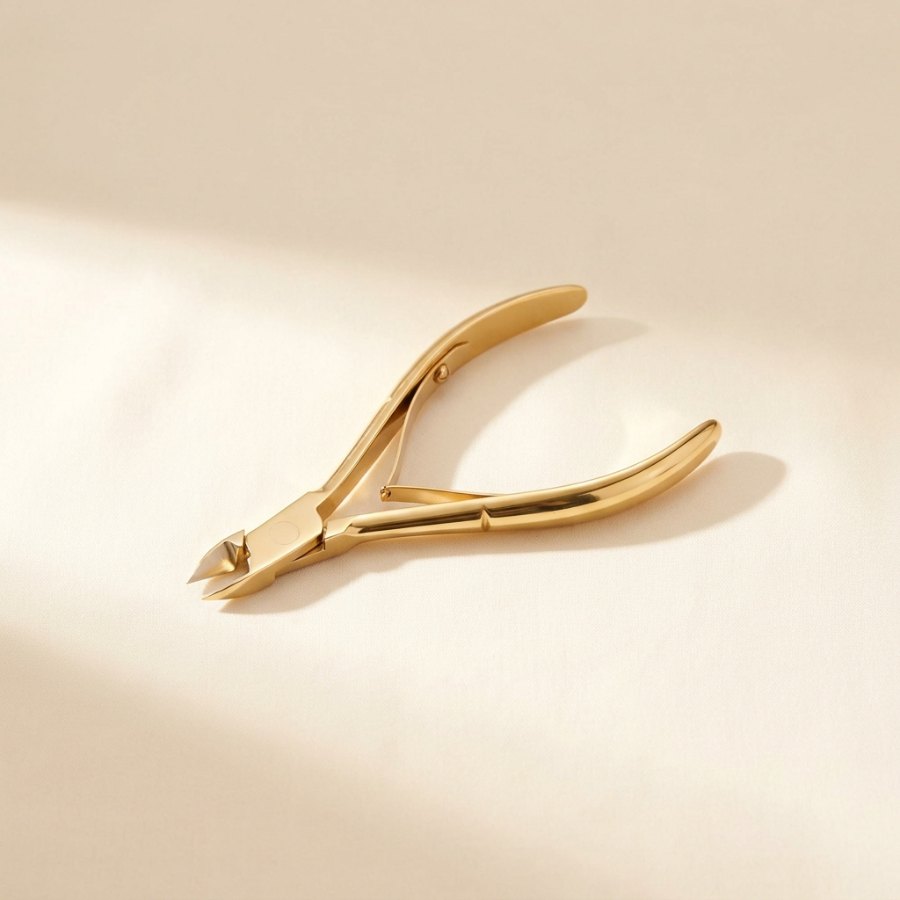 Cuticle Nipper — gold-tone tool, full product