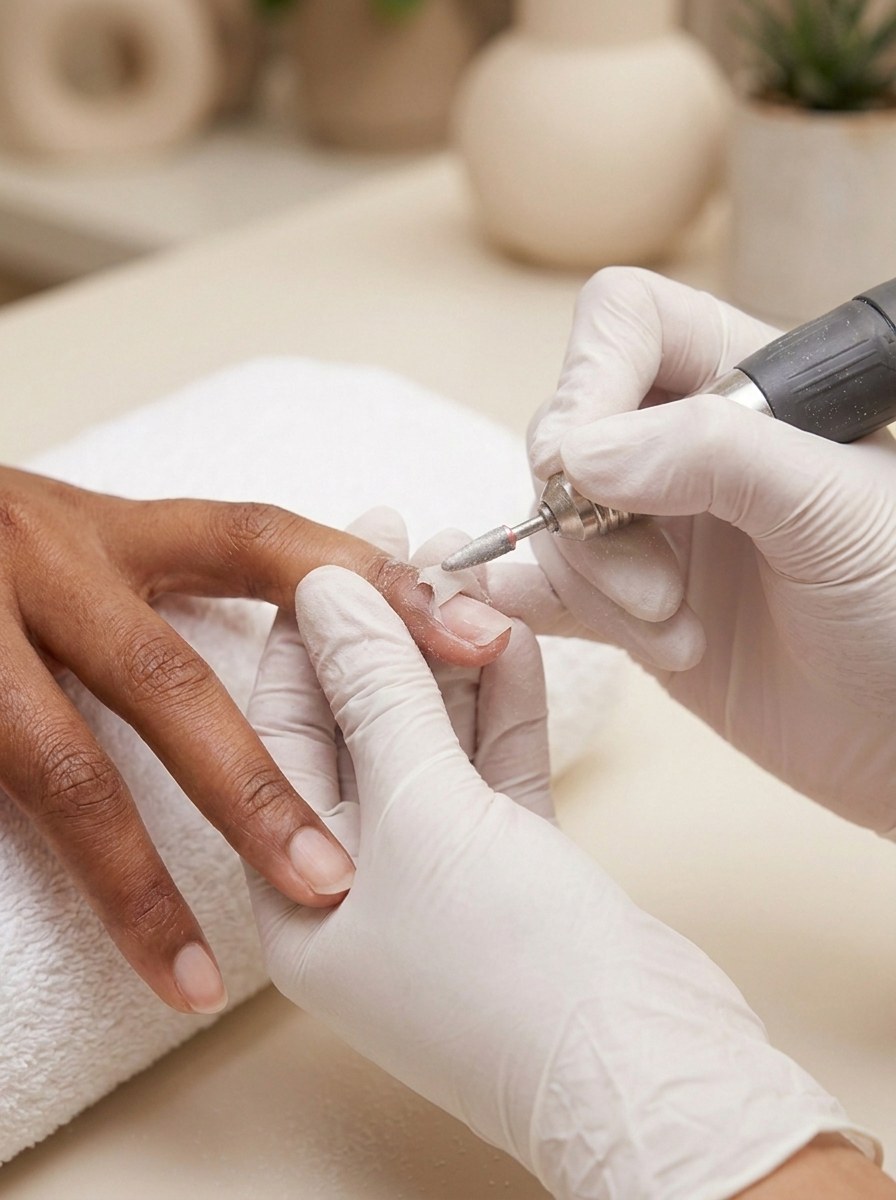 Post-removal cuticle detail