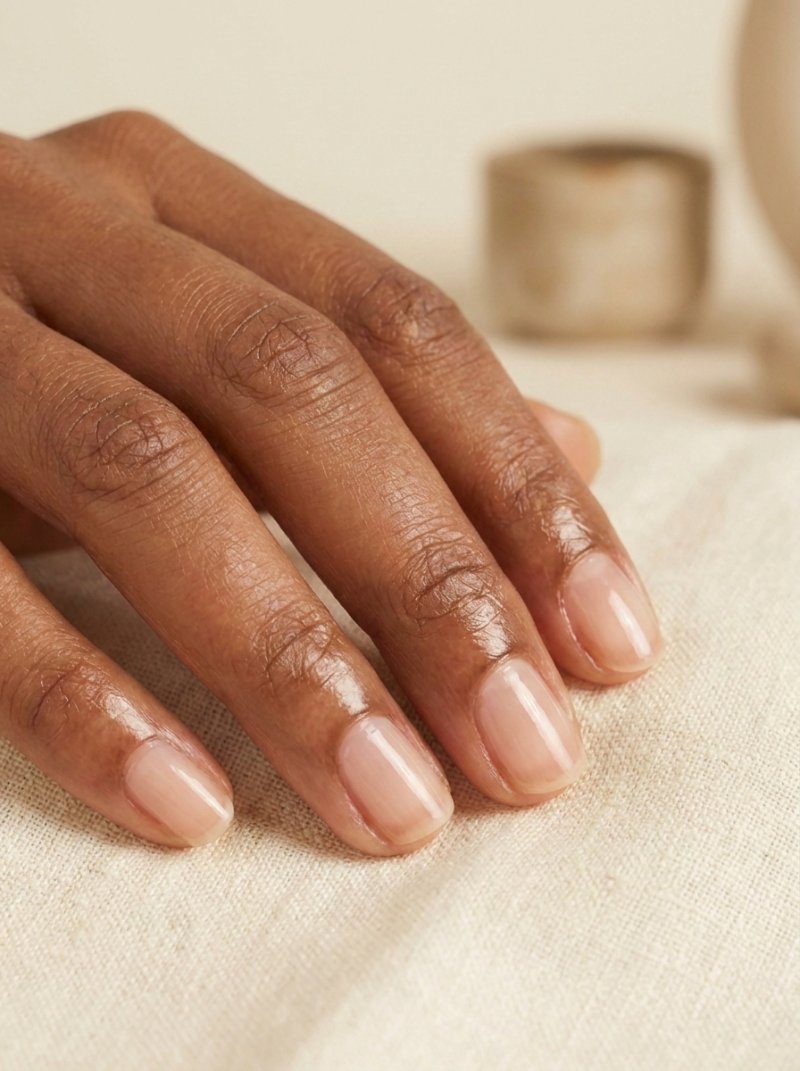 Post-removal nail plate detail