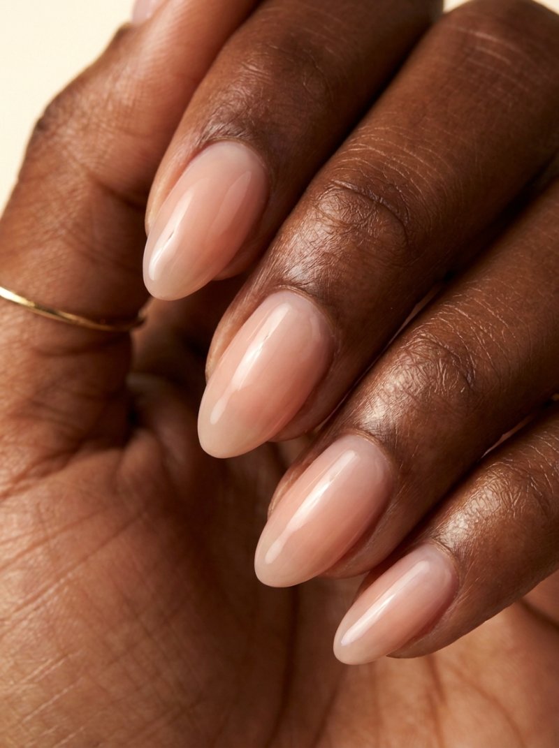 Russian gelpolish manicure — cuticle detail
